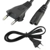 Eua ue plug 2 pinos universal ac parede cabo de alimentação adaptador chumbo para xbox ps1 ps2 ps3 magro ps4 sega psp navio rápido