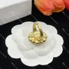 Crystal Floral Rings Vintage Gold Ring with Gift Box Hip Hop Punk Women Rings for Party