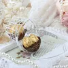 50pcs Żelazny dzwonek Candy Pudełka ślubne Favors Boxes Bridal Shower Birthday Party Favours Spargowie