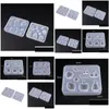 Molds Gem Resin Mold Cabochon Sile Molds Fruit Cherry Mod Uv Epoxy Craft Jewelry Pendant Earring Charm Making Drop Delivery Dhgarden Dhfm0