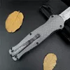 BM 3300 Infidel OTF automatyczny nóż 3.937 "440C stalowa Rękoch z włókna węglowego Outdoor taktyczne noże z walki w obronie EDC 3320 3400 4600 C07 A07 UT85 88