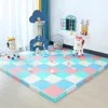 Senaste färg Baby Foam Crawling Mat Children Eva Education Toys Kids Soft Floor Game Chain Fitness Brick Gym Mattan 231221