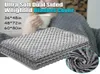 冬の毛布カバー睡眠救済救助毛布睡眠誘導性のクロスシェーディーなキルティングカバー重量ブランケットヘビーブランケット7544937