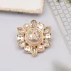 Célèbre marque classique Desinger plaqué or broche femmes lettres G broches costume broche mode écharpe bijoux vêtements décoration accessoires cadeaux