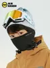 Coperchio di maschera da sci per bambini Nandn Nan'en per ragazzi e ragazze che asciugavano la copertura antivento calda e rapida per protezione per il viso esterno
