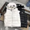 Mens Puffer Mensdesigner Vest Winter Waistcoat Fashion Trend Par Feather Material Löst kappa utomhus lämplig kläder Gilet