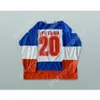 Gdsir Custom VLADISLAV TRETIAK 20 CCCP WHITE RED AND BLUE HOCKEY JERSEY NEW Top Ed S-M-L-XL-XXL-3XL-4XL-5XL-6XL