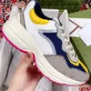 2023 Projektant Rhyton Sneakers Buts Mężczyźni kobiety Vintage Trainer Luksusowe damskie damskie buty z truskawkowymi Tiger Runner Sneaker Rozmiar 35-46