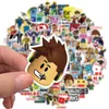 100Pcs Game Roblox Stickers Waterproof PVC Cartoon Figures Sticker Guitar Suitcase Water Bottle DIY Decals Kids Toy Sticker