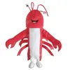 Adult size Crayfish Mascot Costumes Cartoon Character Outfit Suit Carnival Adults Size Halloween Christmas Party Carnival Dress suits For Men Women