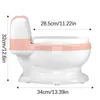 Training toiletzitje comfortabele rugleuning cartoon potten draagbare babypot voor kinderen zindelijkheid toilet bedpan #wo 231221