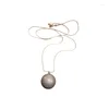 Necklace Earrings Set Korean Simple Big Imitation Pearl Ball Pendant Women Party Accessories
