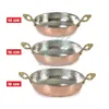 Pfannen Kupferpfanne Set Omelett Ei 3 Stück einzelne Küchenbraten Cook303p