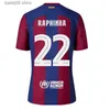 Поклонники вершины Tees Barcelonas 125th Anniversary Jerseys Pedri Gavi 2023 2024 Barca Rolling Stone Специальные футбольные рубашки Розалия Мотомами Джерси 23 24 Lewandowski Joao