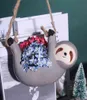 Ceramic Sloth Hanging Succulent Planter Cute Animal Small Plant Pot for Cactus Air Plants Flowers Herbs Garden Decoration Y03145426504