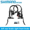 Shimano Br Bl Mt200 Benioni per biciclette MTB Disco idraulico 750800135014501500 mm Freni di morsetto di montagna MT315 231221