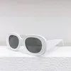 Óculos de sol acetato oval quadro feminino 40120u hip hop estilo moda óculos masculinos anti uv400 preto azul branco verde 6 cores