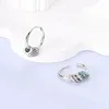 Pendientes de aro Plata de Ley 925 mariposa multianillo amor circonita coloreada accesorios de moda femenina