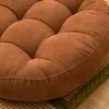 Meditation Floor Round Pillow for Seating on Solid Tufted Thick Pad Cushion For Yoga Balcony Chair Seat Cushions 231221