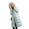 2024 зима, новый однотонный пуховик, тонкий пуховик, длинная куртка, утолщенная теплая одежда, повседневная уличная женская модная универсальная куртка