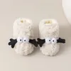 born Baby Socks Winter Toddler Indoor Sock Shoes Thick Terry Cotton Baby Girl Sock with Rubber Soles Infant Animal Sock 231221