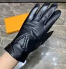 Fashion Leather Gloves for Men Luxury Brand Designer Glove Womens Touch Screen Mittens Winter Protective Gloves Handschuhe Warm half-finger gloves G2312216XQ