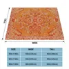 Blankets Orange Bohemian Berber Traditional Moroccan Blanket Fleece Textile Decor Breathable Lightweight Throw For Bed Couch