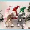 Fournitures de fête de Noël Décorations de jardin de Noël pour arbre Gnome Elf Doll Home Cadeau Navidad Noe Année 20211 Drop Deliv254J