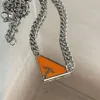 Mens Pendant Designer Jewelry Necklaces Inverted Triangle Fashion for Woman Designers Brand Jewelrys Womens Trendy Personality