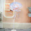 الزهور الزخرفية زفاف مصنوعة يدويا محاكاة شاشة الفاوانيا زهرة 3D مرحلة الخلفية الديكور الزخرفة نافذة مركز التسوق
