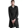 Trench Coats Men's Automne Hiver Mâle Male Casual Over Cold Down Collorwear Longs Plus Taille Vêtements