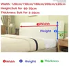 Bed hoofdeinde deksel dikker fluweel bedhoofdeinde slipcover voor twin queen king size bedden stofdichte beschermer bedhoofden 231221