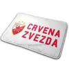 カーペットカーペットcrvena zvezdaバスケットボール商品マットラグカーペットアンチスリップベッドルーム入り口ドアベオグラードセルビアレッドスター