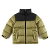 Piumino di marca per bambina di grandi dimensioni Piumino di grande qualità per bambini con cappuccio imbottito in cotone Parka Cappotti per bambini Giubbotto per bambini Outwear per ragazzo 100 cm-160 cm A03