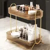 Storage Boxes Organizer For Cosmetics The Bottom Can Be Pulled Easily Large Capacity Light Luxury Dust-proof Removable Dresser Stable