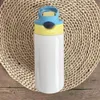 fedex DIY cup sublimation 12oz watter bottle stainless steel sippy cup straw cups good quality for kids Wnhbf