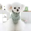 Dog Apparel Lollipop Winter Cotton Jacket Warm Pull Button High Collar Small And Medium-sized