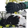 1Pair Black Snow Ski Gloves Waterproof -30 Vinter Varma snowboardhandskar män Kvinnor Motocross Windproof Cycling Motorcykel Black 231220