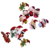 11pcs Christmas Finger Puppets Cartoon Animals Family Members Storytelling Dolls for Children Toddler 231220