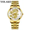 Wristwatches Yolako Men'S Casual Quartz Stainless Steel Strap Watch Analog Elegant Man Luxury Men