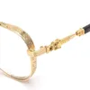 Ch Cross Sunglasses Frames Designer Luxury Chromes Womens Gold Carved Large Frame Optical Spectacle Men's Myopia Heart Glasses 2024 High Quality Jk1n