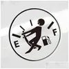 Car Stickers New 2023 Funny Sticker Pl Fuel Tank Pointer To Fl Hellaflush Reflective Vinyl Decal Wholesale Drop Delivery Mobil Automob Dhmol