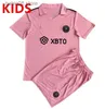TOPS TEES Kids Soccer Jerseys CF Messis Matuidi Higuain Campana Yedlin MLS 23 24 Football Men Kids Fans Version Shirt Kits Child Uniform