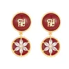 Boucles d'oreilles Cilmi Harvill CHHC Résine noble classique de mode féminine haut de gamme noble