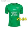 Fans Tops Tees 2023 2024 AS Saints-Etienne soccer Jerseys DIONY Maillot 23 24 home away green white ASSE ST KHAZRI AHOLOU BOUDEBOUZ Football Shirts