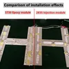 Vente à chaud Injection imperméable 5 ans Modules LED de garantie DC12V Korea SMD 2835 IP68 3 Module LED pour la boîte de signe publicitaire