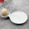 Plates Plates High Quality Super White Porcelain Egg Breakfast Plate El Home Using Sauce Dish French Fries Tomato Flavor Platter