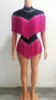 Scenkläder fransar latin dance leotard outfit födelsedag kostym prestanda sexiga tofsar bodysuit