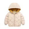 Jungen Jacken Kinder Kapuzen Oberbekleidung Mädchen Warme Jacke Kleidung Baby Mode Kinder Reißverschluss Mantel 231220