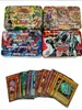 Gry karciane klasyczny Yu-Gi-King English Game Trade Trade Yuh Iron Box Yu-Gi-Oh 40 Karty Plus 1 Flash Wzór opakowania jest często Ch OTNZH